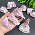 Natural Rough Mineral Raw Stone Pink Plum Blossom Tourmaline for Meditation Collect Souvenirs