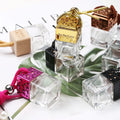 Aromatherapy Car Air Freshener Hanging Car  Essential Oil Diffuser Perfume Glass Empty Bottle