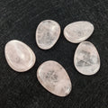 DIY Gems Rose Quartz Worry Stone Palm Wholesale Gemstone