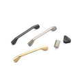 New Luxury Modern Simple Design Zinc Material Kitchen Cabinet Handles for Drawer Dresser Wardrobe