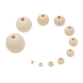 100 Pcs Bag of 12mm Natural Wooden Beads from China Supplier for DIY Projects