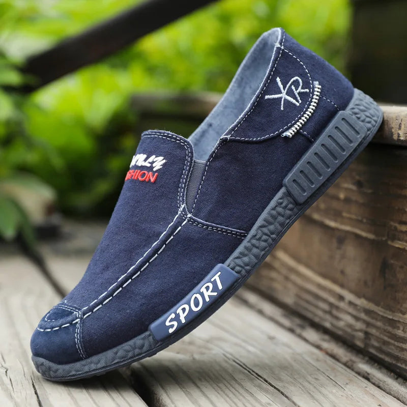 Light Weight Running Shoes with Lace Men's Soft Sneakers Flat Sport Casual slip on Shoes Men