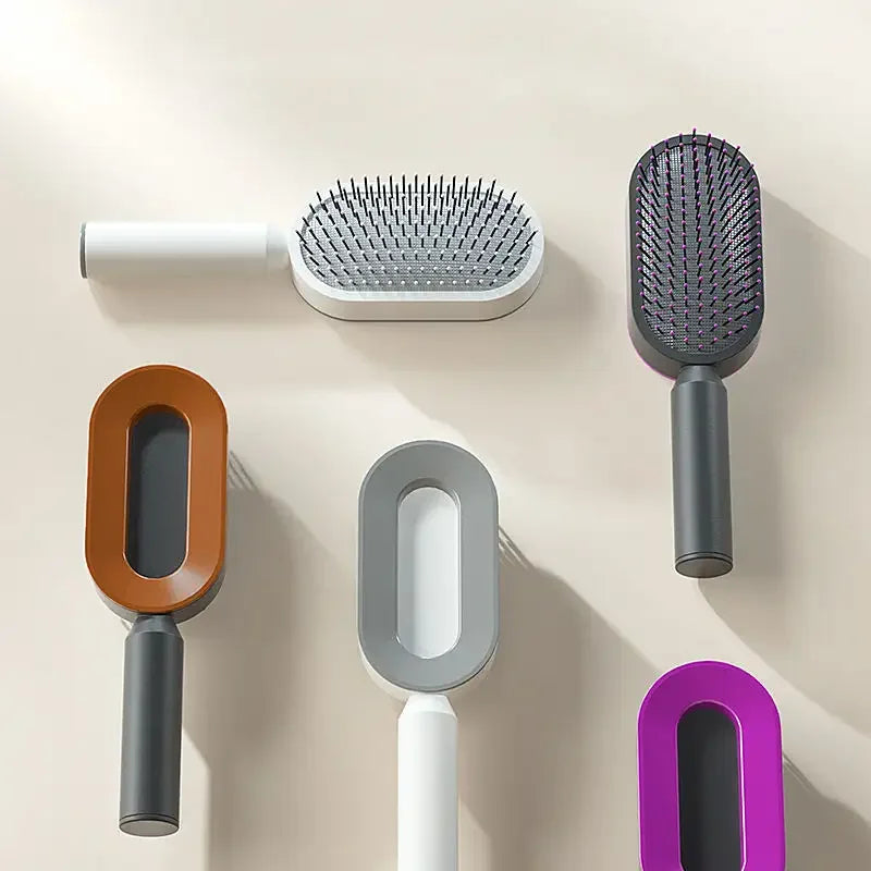 In Stock Nylon Custom Logo Color Ionic  Laser Detangling Hair Brush Salon or Home Comb
