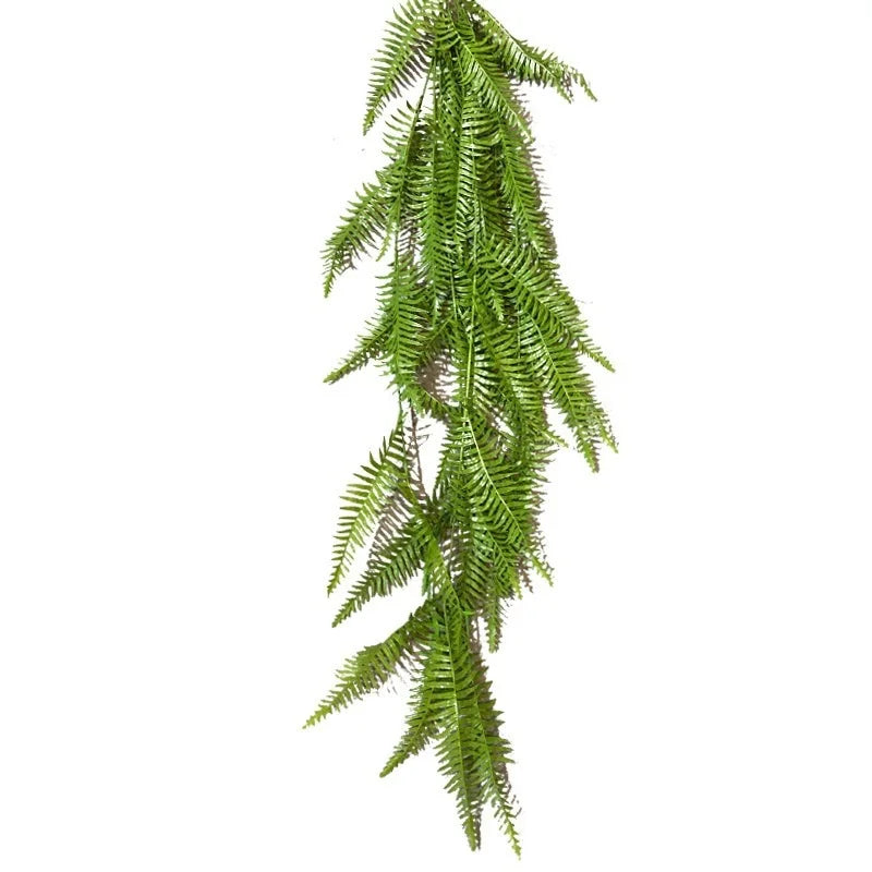 Wholesale Home Artificial Decor Fern Bonsai Wall Hanging Planter Simulation Fake Plants House Indoor Decorative