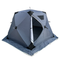 Outdoor Hexagon Sauna Tent Portable Pop up Custom Cube Hiking Insulated Ice Fishing Tent 6 Person Winter Camping Hot Tent