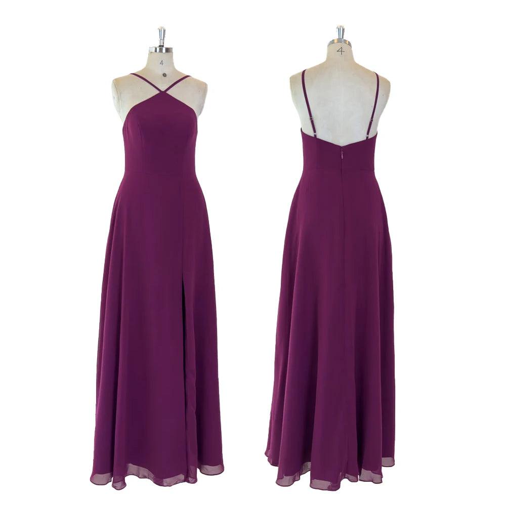 TEENYEE Charm A-Line Women's Clothing Dress Party Evening Dresses Luxury Prom Wedding Dresses for Bridesmaid