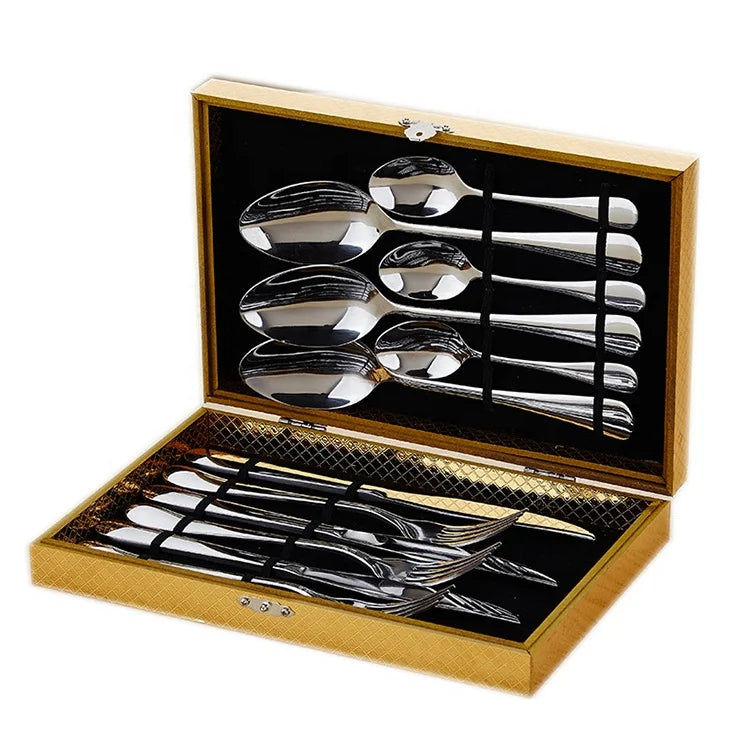 Silverware Set 12pcs 18/10 Stainless Steel Flatware Set Spoons and Fork Cutlery Set