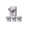 Manufacturer Hooks Hanging Hook Silver Bathroom Shower Inside Clock Waterproof Stainless Steel Peel and Stick