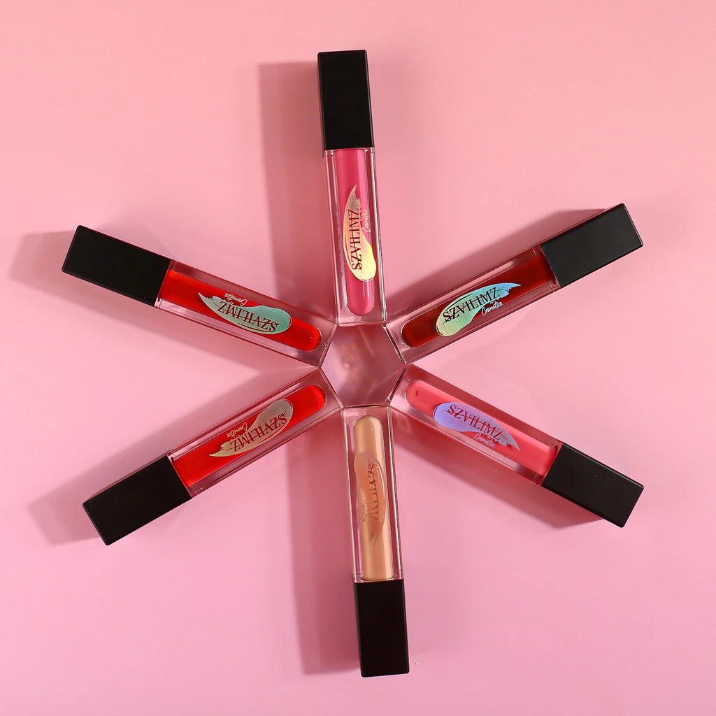 OEM Black Cover Square 6 Color Matte Long Lasting Matte Lip Gloss Liquid Lipstick Makeup