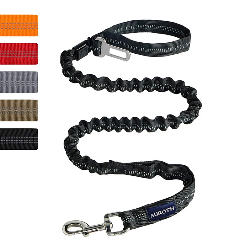 Hot Sale Heavy Duty Nylon Pet Lead Two Handles Reflective Tactical Dog Leash for Dogs Easy Control and Training