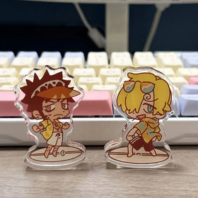 New Arrival Custom Acrylic Block Anime Thick Acrylic Standee Charms Keychain