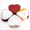 Customized Custom Cardboard Luxury Gift Box Embossing Matt Lamination Eco-friendly Recycled Materials Heart Shape for