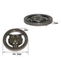 Wholesale Tiger Head Bag Hardware Trademark Decoration Accessories Tiger Head Handbag Men'S Bag Hardware Mark