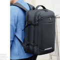 Casual Black Waterproof Lockable Mens Womens Ladies Designer 15.6 Inch Laptop Backpack Rucksack Bag