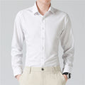 High-quality Men's Long-sleeved Shirt Summer Business Casual Career Is Pretending to Be Inside a Comfortable Breathable Shirt