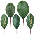 Factory Sale Latex magnolia Leaves Wedding Signature Leaves Decoration Artificial Leaves