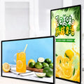 HD Video Wall Mount Advertising Screen Digital Signage Customized Size  Lcd Display