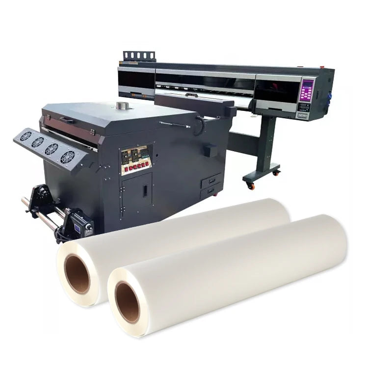 High Quality 30cm 33 30 60 cm Roll Heat Transfer Instant Hot Peel Glossy DTF Printing Supplies Film for Clothes Tshirt Printer