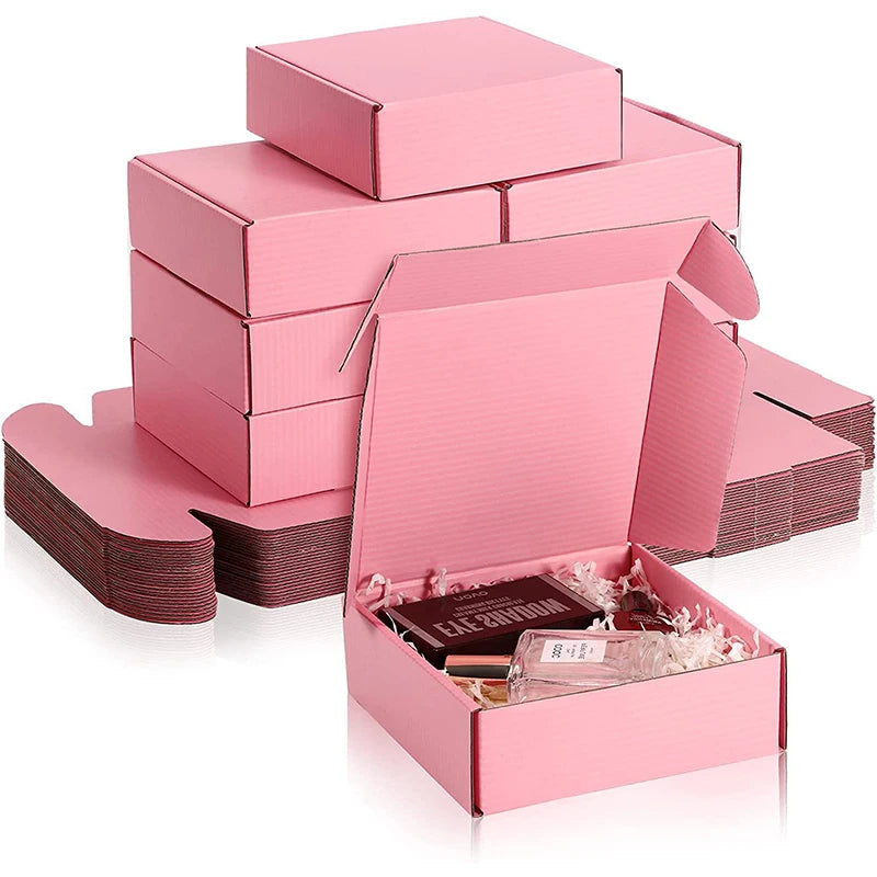 Wholesale Luxury Corrugated Mailer Boxes Custom Logo Personalized Embossing Small Business Paper Packaging Gift Recycled