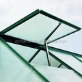 2024 Hot Selling Small Indoor Farming & Gardening Greenhouse Tool Black Garden Vent Window Opener Aluminium Frame Metal Material