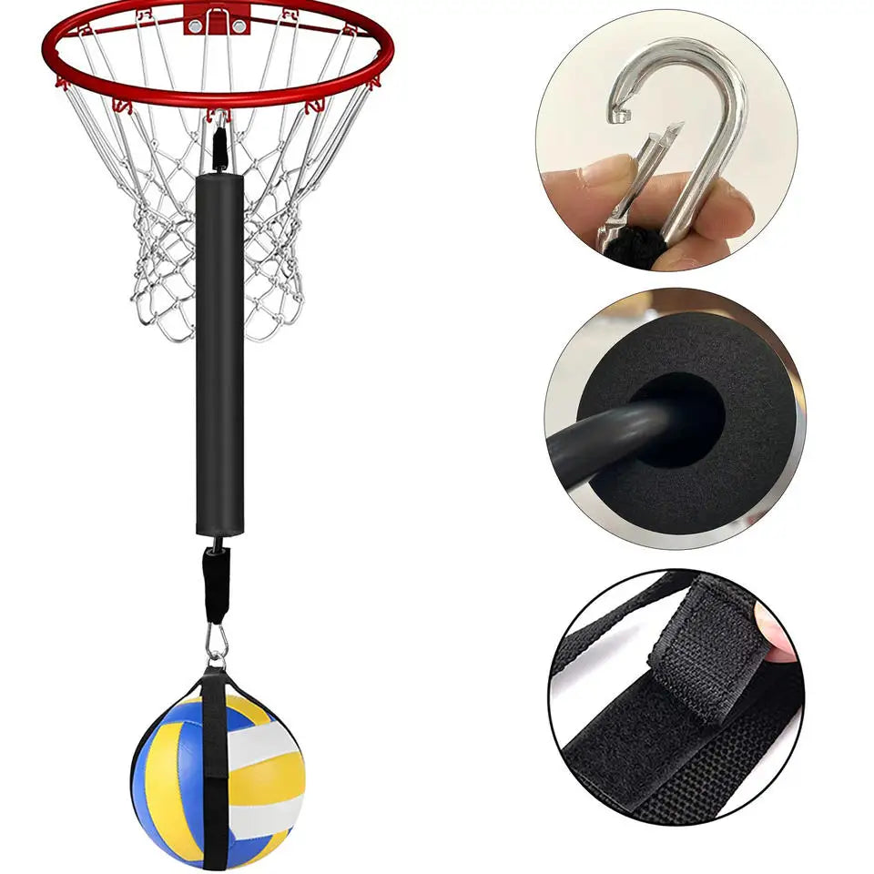 ZJFIT Customized logo Waist Training Belt Volleyball Spike Training System Volleyball Spike Jumper Belt for Basketball Hoop