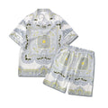 Lightweight Mens Shirts Short Set Summer Men Custom Print Logo Casual Wear 2 Pieces Men's Shorts Set