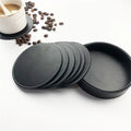 Tabletex Hot Selling 2024 China Supplier Bulk Custom Design Blank PU Leather Cup Coaster for Drink