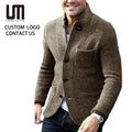 Liu Ming Oem Odm Autumn Winter New Arrivals Men Clothing Plus Size Cardigan Blazer Sweater