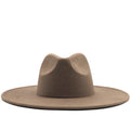 Vintage Women Fedora Caps OEM Design Winter Party Supplies Artificial Woolen Female Felt Fedora Hat