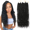 River Locs Box Braids River Locs Braiding Faux Locs Curly Crochet Hair Bohemian Box Hair Hoddess River Box Braid