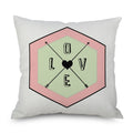 Fresh Style Pillowcase Watercolor Leaves Sofa Pillow Cover Pretty Flowers Cushion Cover