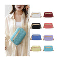 Unisex Multi-Functional Anti-Theft Travel Crossbody Fanny Pack Geometric Pattern Nylon Small Belt Bag Zipper Mobile Phone Chest