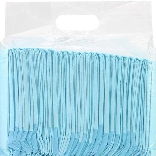 Disposable Cotton Underpad 23 X 36 Inches Ultra Absorbent Leak Guard Soft Breathable Bed Pads with Optional Adhesive