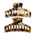 8.5cm Rectangle Hollow Claw Clip Eco-Friendly Acetate Hair Clip Support Custom Color and Logo
