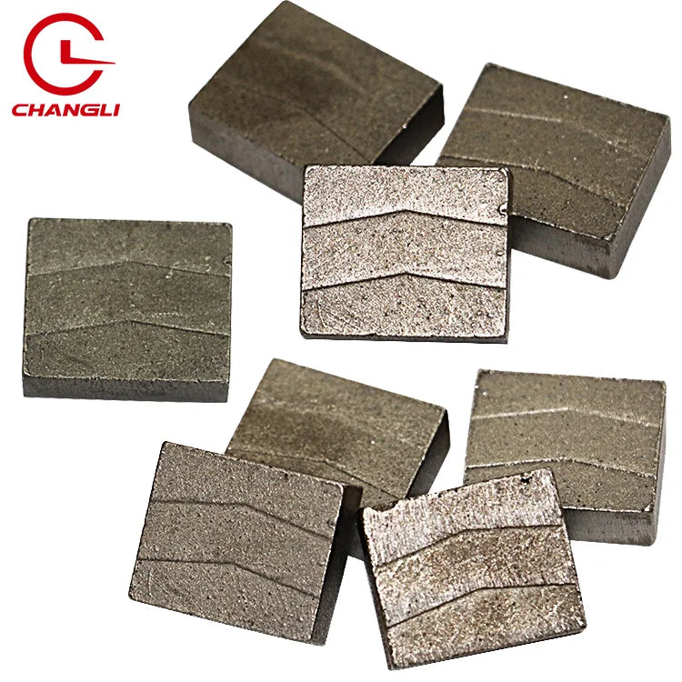 Changli Brand Diamond Segment Tools OEM No Chipping High Efficiency Long Lifespan Fast Cutting M Shape Multi-blade for Granite