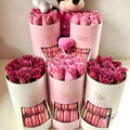 Best Welcome Fashion Soap Flower Rose Box Balloon Bouquet with Secret Cash Flower Box