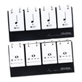 Rhythm Practice Card Visual Card Note Portable Training Flashcard Music Teaching Props for Piano Drum Guitar