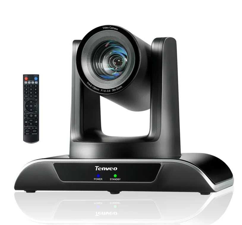 Tenveo VHD630A NDI 30x Zoom Video Conferencing Camera Auto Framing and AI Tracking PTZ Conference System