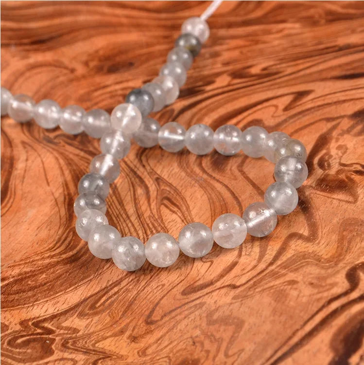 Natural Stone White Color 6mm Size Yiwu Cheapest Natural Stone Natural Stones Wholesale Beads for Jewelry Making