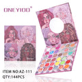 36 Color ONEYIOO Pretty Girl Eye Shadow Custom Factory Direct Include Brush Pearlescent Matte Cosmetics Matte Metallic