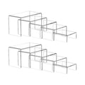 Modern Clear Acrylic Display Riser Modern Acrylic Display Stands Shelf for Dessert Bar Action Figure Jewelry-for Display Racks