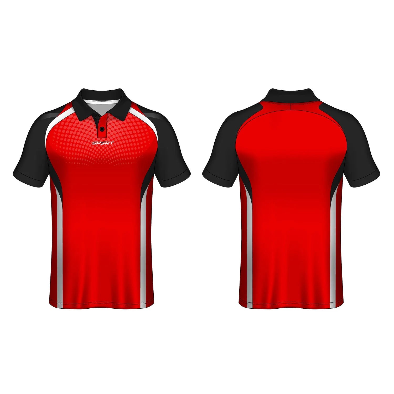 Custom Team Mens Girls Boys Heat-Transfer Printed Eco-Friendly 100% Polyester Sport Jersey Esport Gaming Polo Shirt Quick Dry
