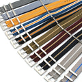 Custom Logo Universal Couples Nylon Canvas Sport Watch Straps for Fabric Nylon Watch Straps 18mm 19mm 20mm 21mm 22mm