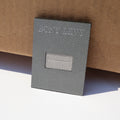 Hot Stamped White Textured Ring Jewelry Card