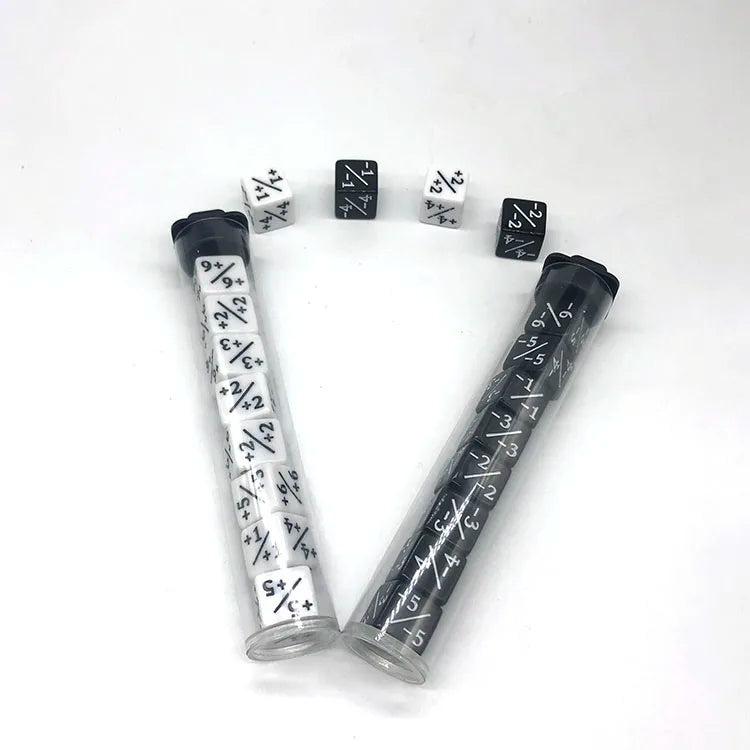 Bulk Transparent Plastic PC Material D&D Theme Adult Board Game Dice Tube Holder and Accessory