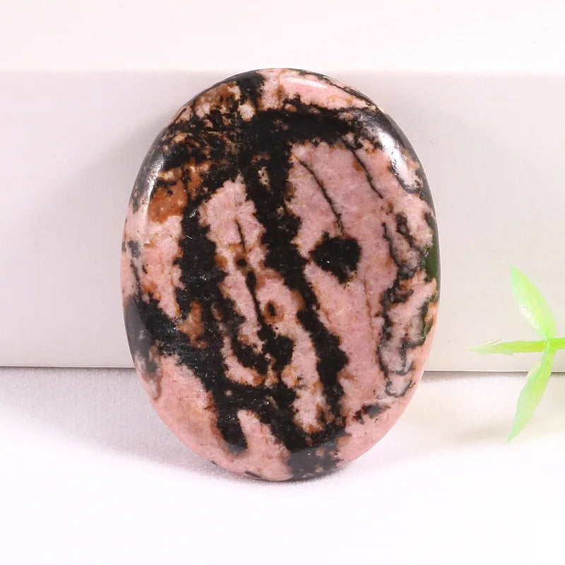GEM Premium quality Amazonite Natural Crystal Worry Stone For Thumb Massage Smooth polished mixed gemstone rhodonite worry stone