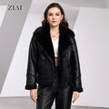 Retro Fur Coat Short Jacket Warm Foreign Style Winter Clothes for Women