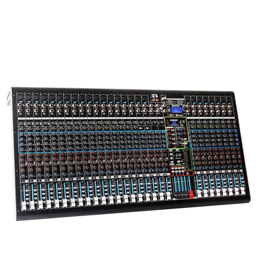 Depusheng DX32C Professional Hot Sale 32 Channel Mixer with Amplifier of Digital Effects Digital Music Mixer Audio