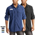 Long Sleeve Tactical Tops Tactical Hiking Outdoor Wholesale Custom Logo Men'S Casual Shirt for Men