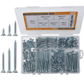 Screw Kit High Hardness Wood Screws Assortment Kit 209 Pcs Phillips Drive Flat Head Wood Screws Screws Drywall Screws